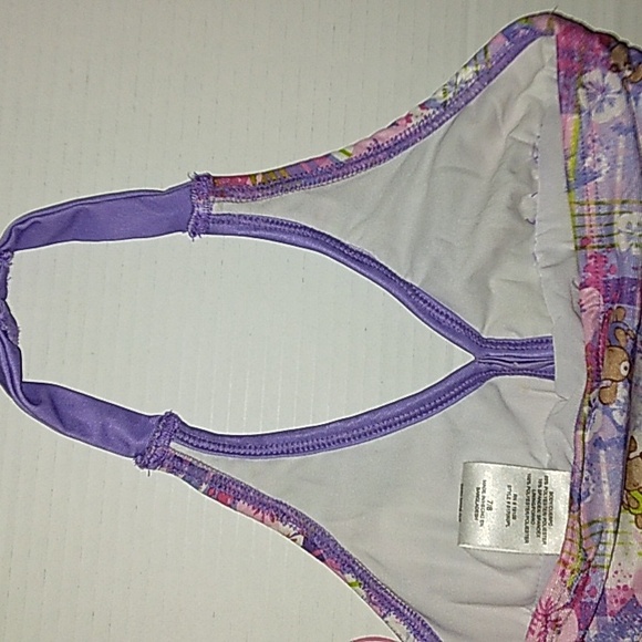 ☆NWT☆Cute Girls DREAM WAVE UPF 50+ Pink/Purple Plaid 2011 modest Swimsuit☆Sz 7/8 - Picture 8 of 13